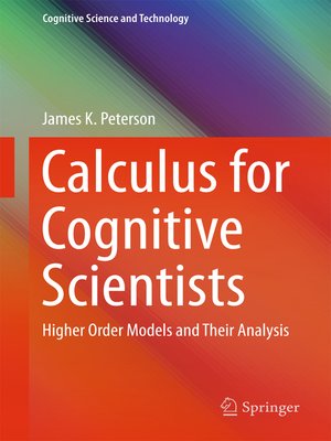 cover image of Calculus for Cognitive Scientists